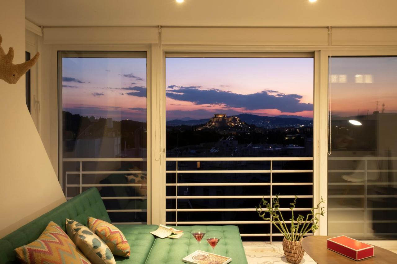 Stunning Acropolis View Apartment Athén Kültér fotó