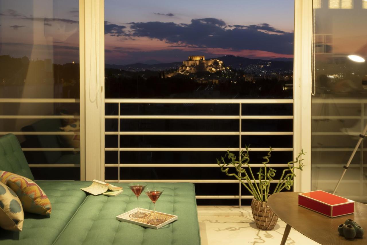 Stunning Acropolis View Apartment Athén Kültér fotó